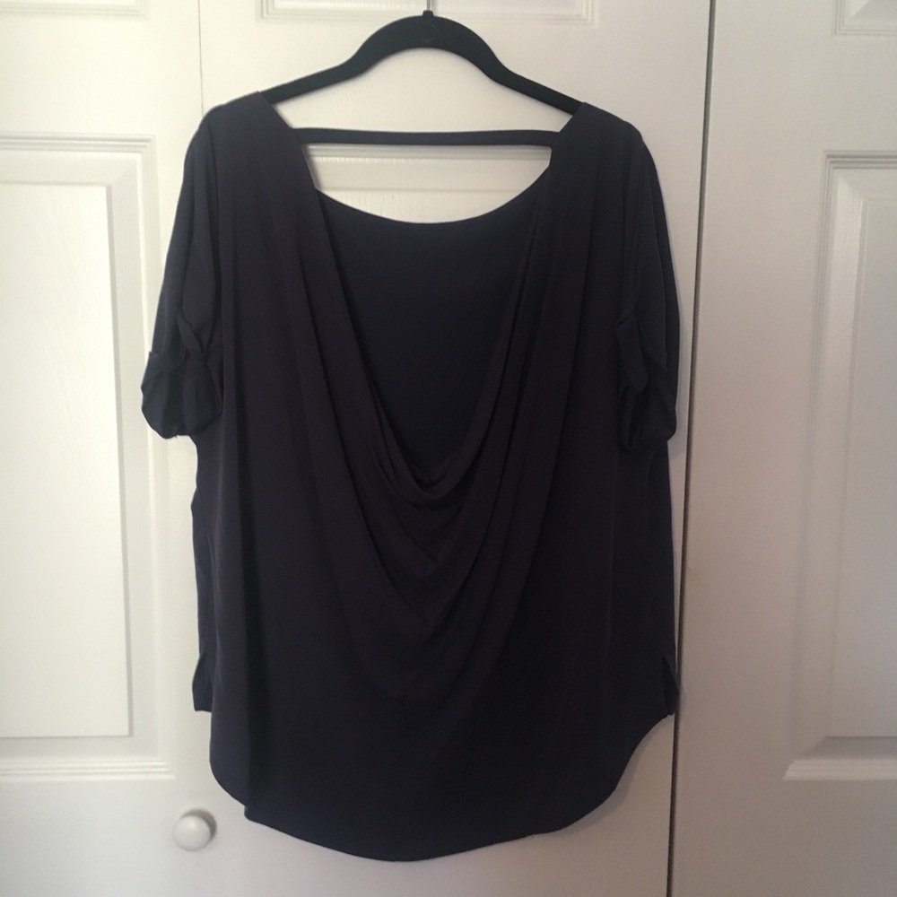 Slouchy Back Modal Top
